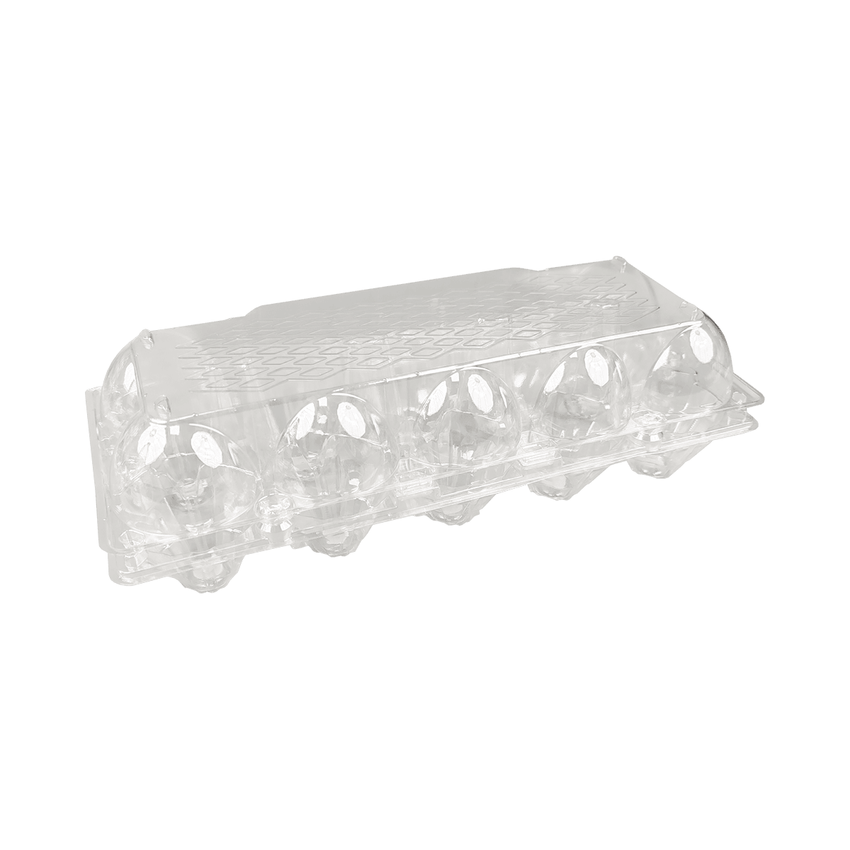 PET透明環保10個雞蛋紙箱，適合野餐和旅行儲存